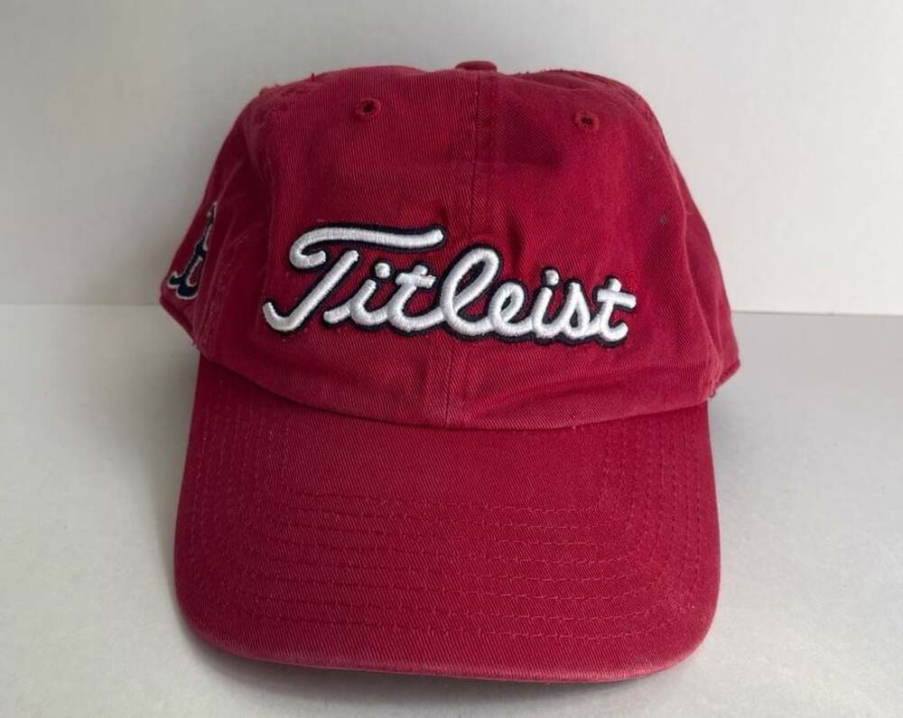 Titleist Boston Red Sox Baseball Cap OSFA Red Adjustable Hat